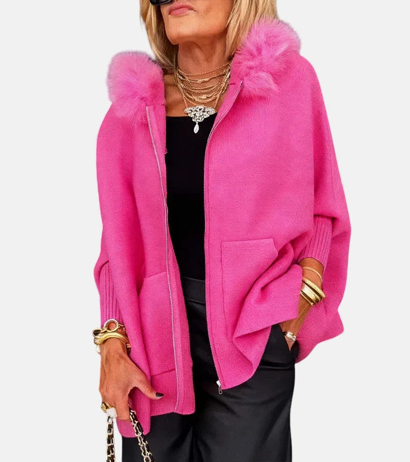 ANABELLE™ | Casual Hooded Coat with Fur Collar