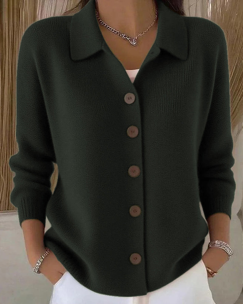 Bonnie - Classic Casual Button Knit Cardigan