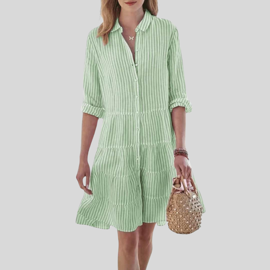 Lolita | Breezy Striped A-Line Dress