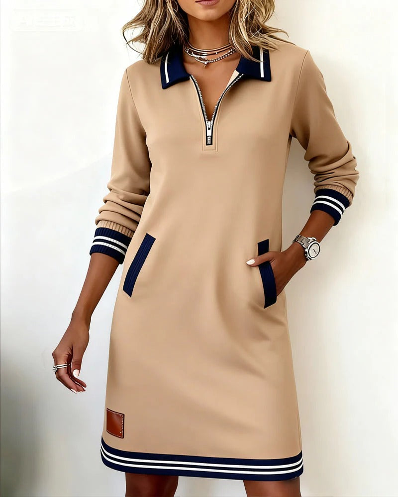 Ella | Chic Long Sleeve Dress