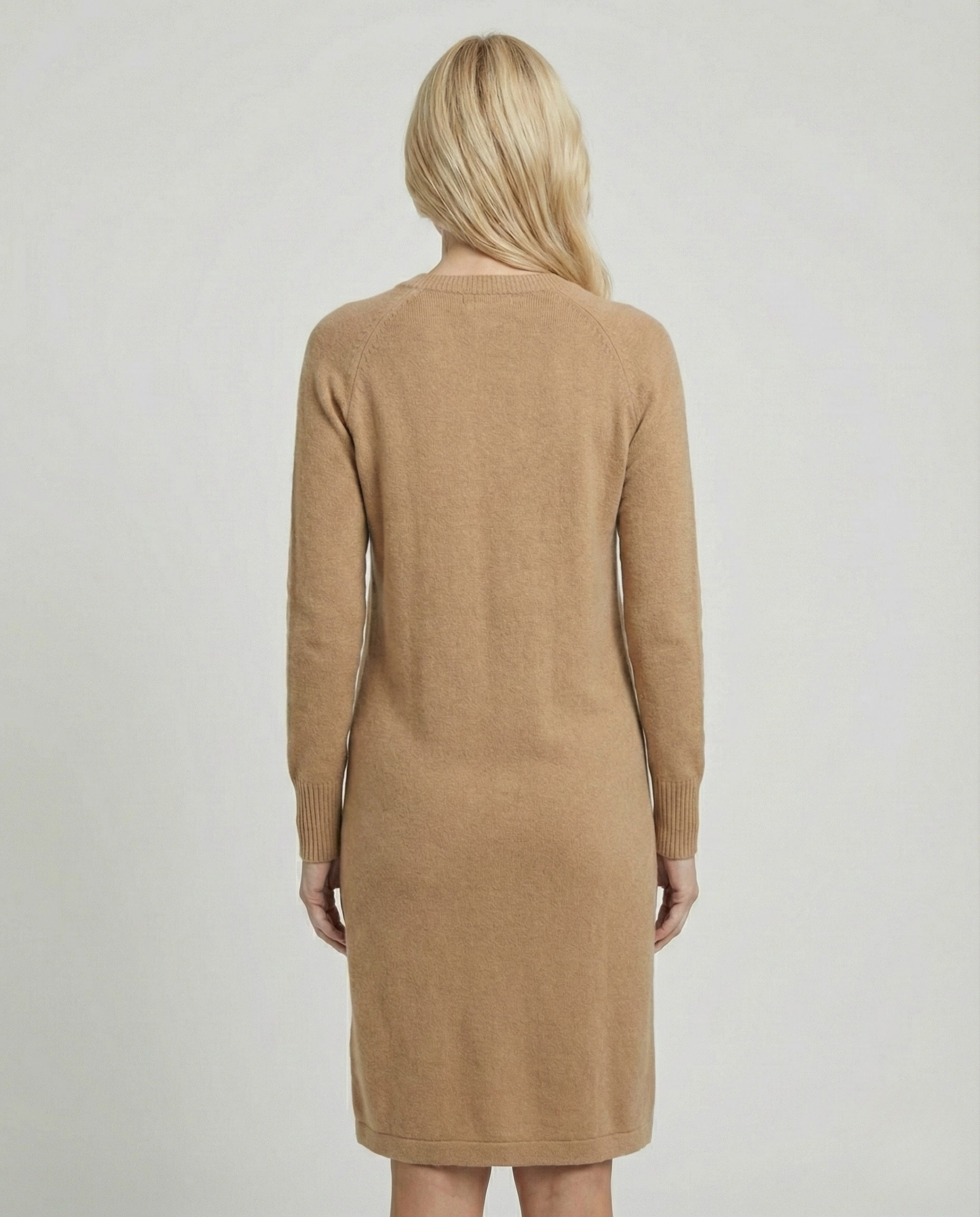 Elise™ | Cozy V-Neck Knit Dress