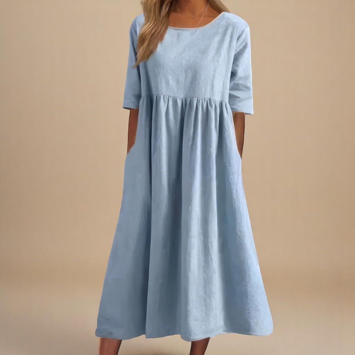 Sofia™ | Flattering Cotton Dress