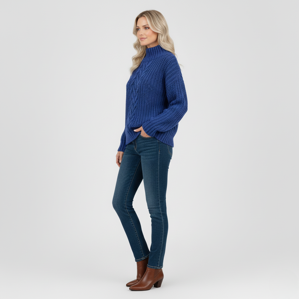 Aerynna | Cozy Chic Cable-Knit Sweater