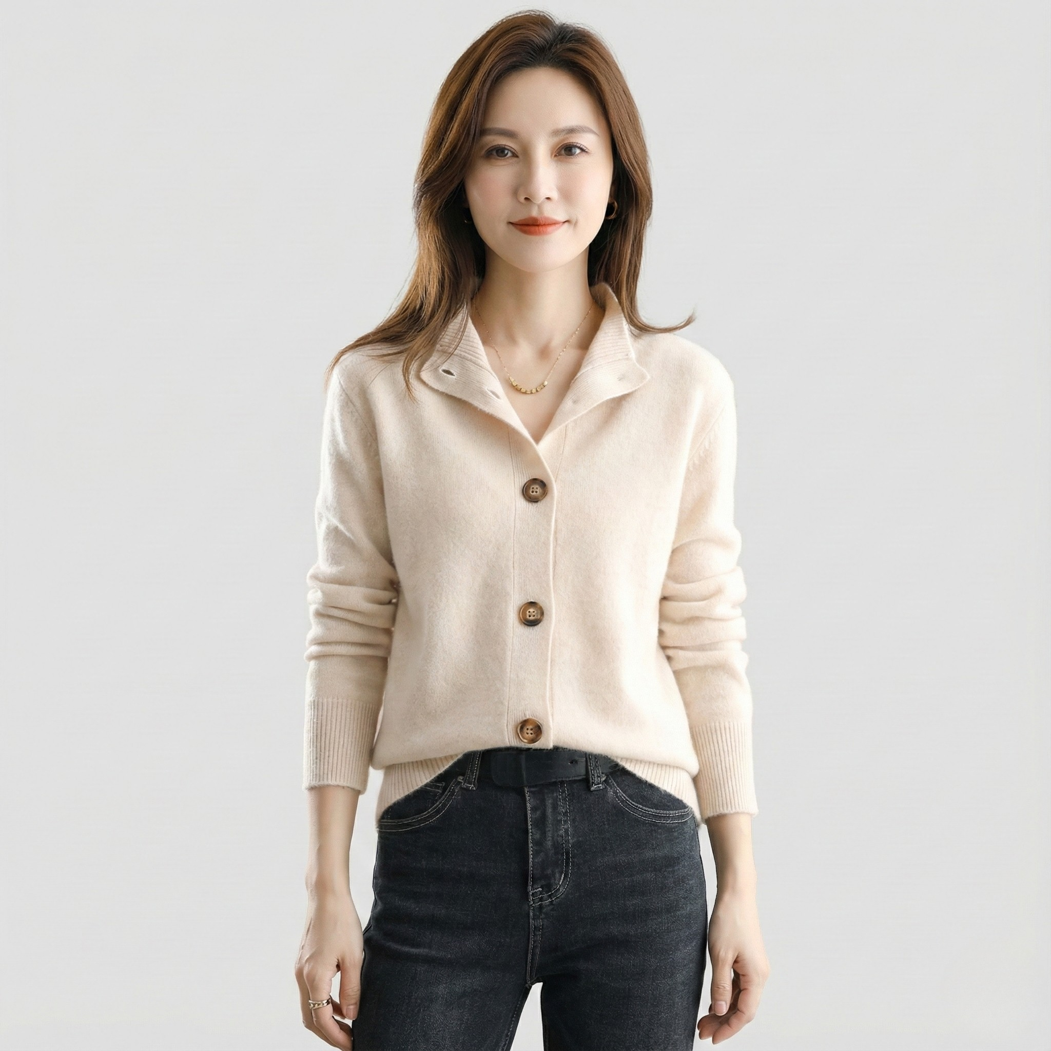 Camille™ | Soft Knit Button Cardigan