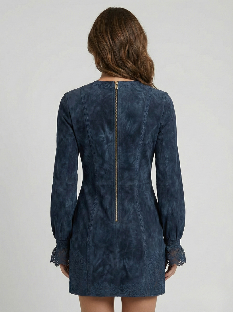 Luna™ | Elegant Lace Zip Dress