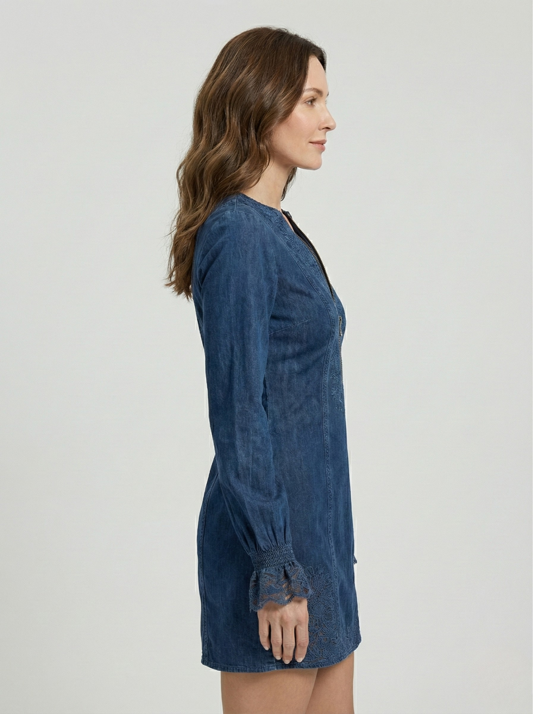 Rosa™ | Elegant Embroidered Mini Dress