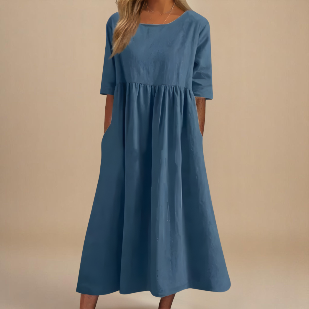 Sofia™ | Flattering Cotton Dress