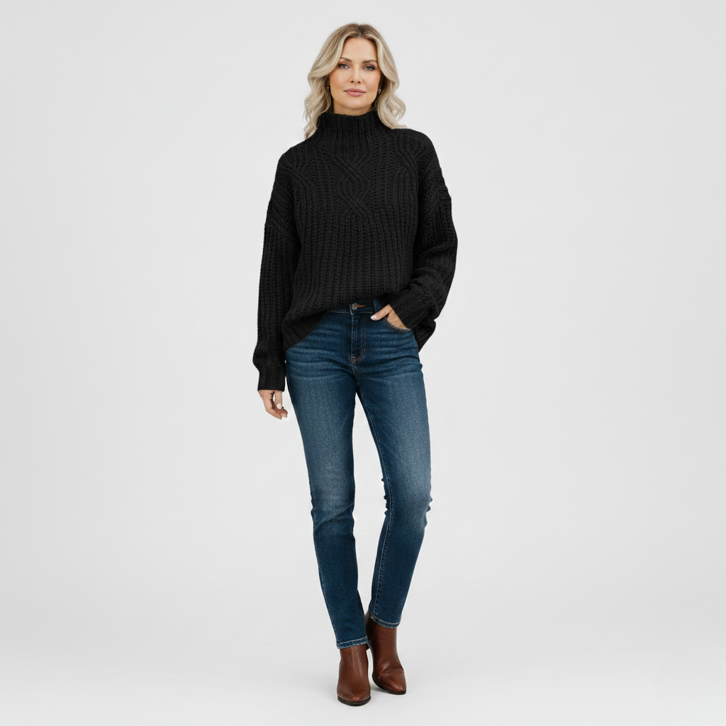 Aerynna | Cozy Chic Cable-Knit Sweater
