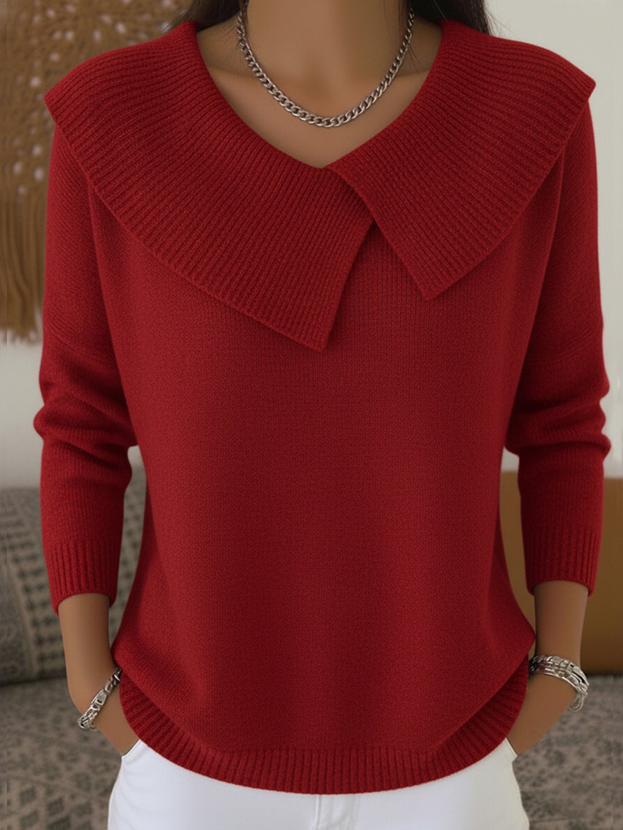Lucia | Elegant Sweater with Soft Collar