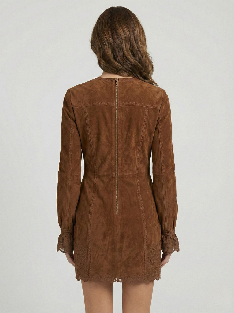 Luna™ | Elegant Lace Zip Dress