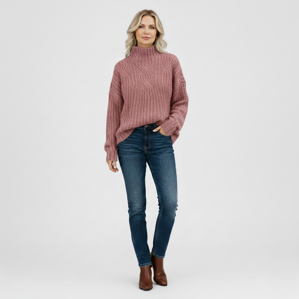 Aerynna | Cozy Chic Cable-Knit Sweater