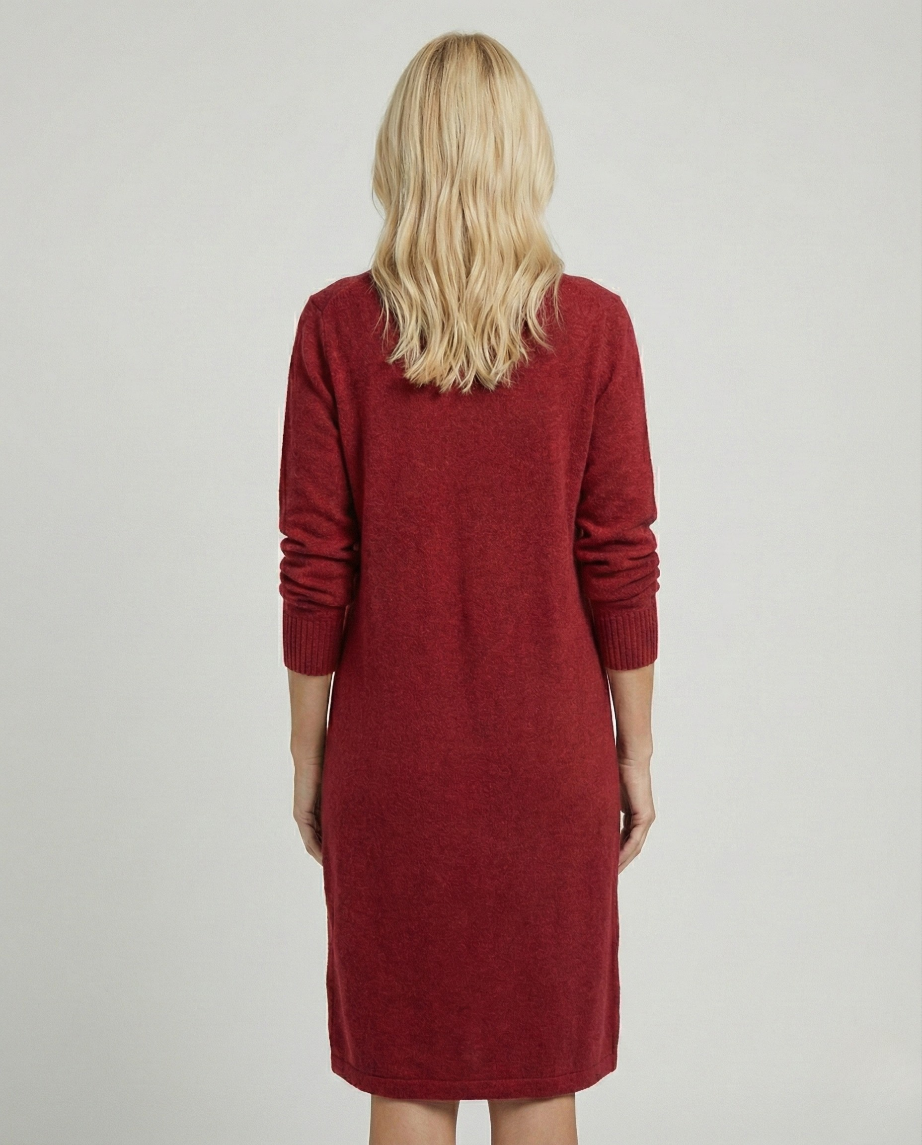 Elise™ | Cozy V-Neck Knit Dress