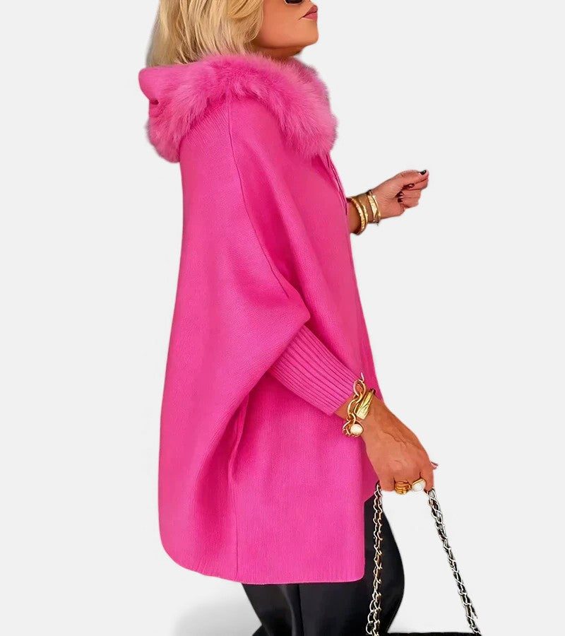 ANABELLE™ | Casual Hooded Coat with Fur Collar