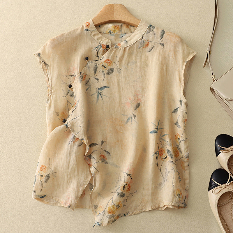 AMANDA | LINEN TOP