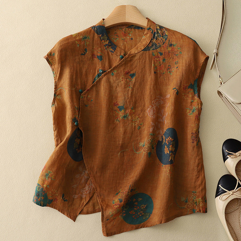 AMANDA | LINEN TOP