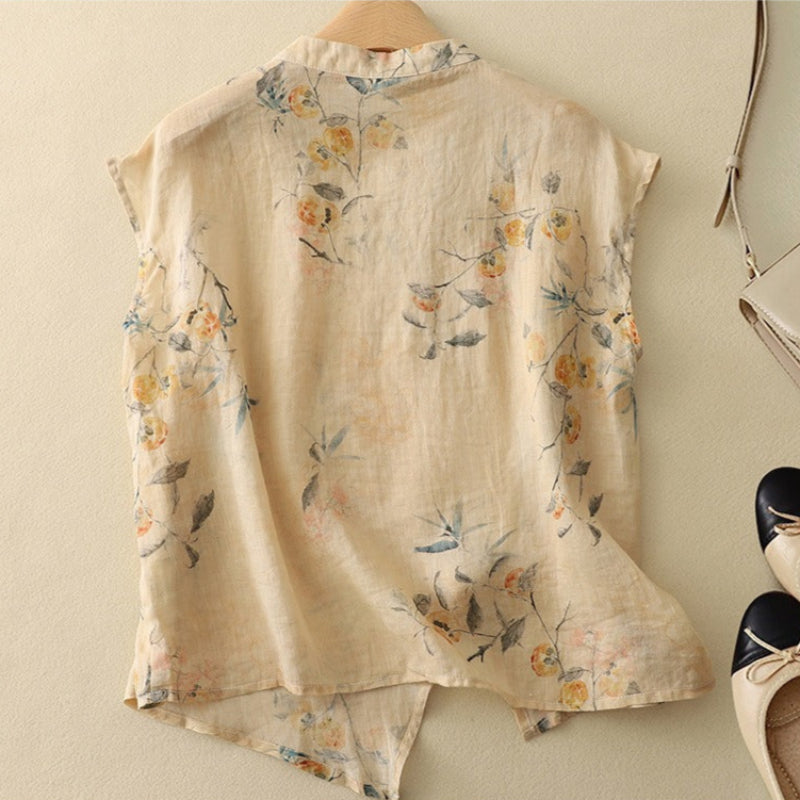 AMANDA | LINEN TOP
