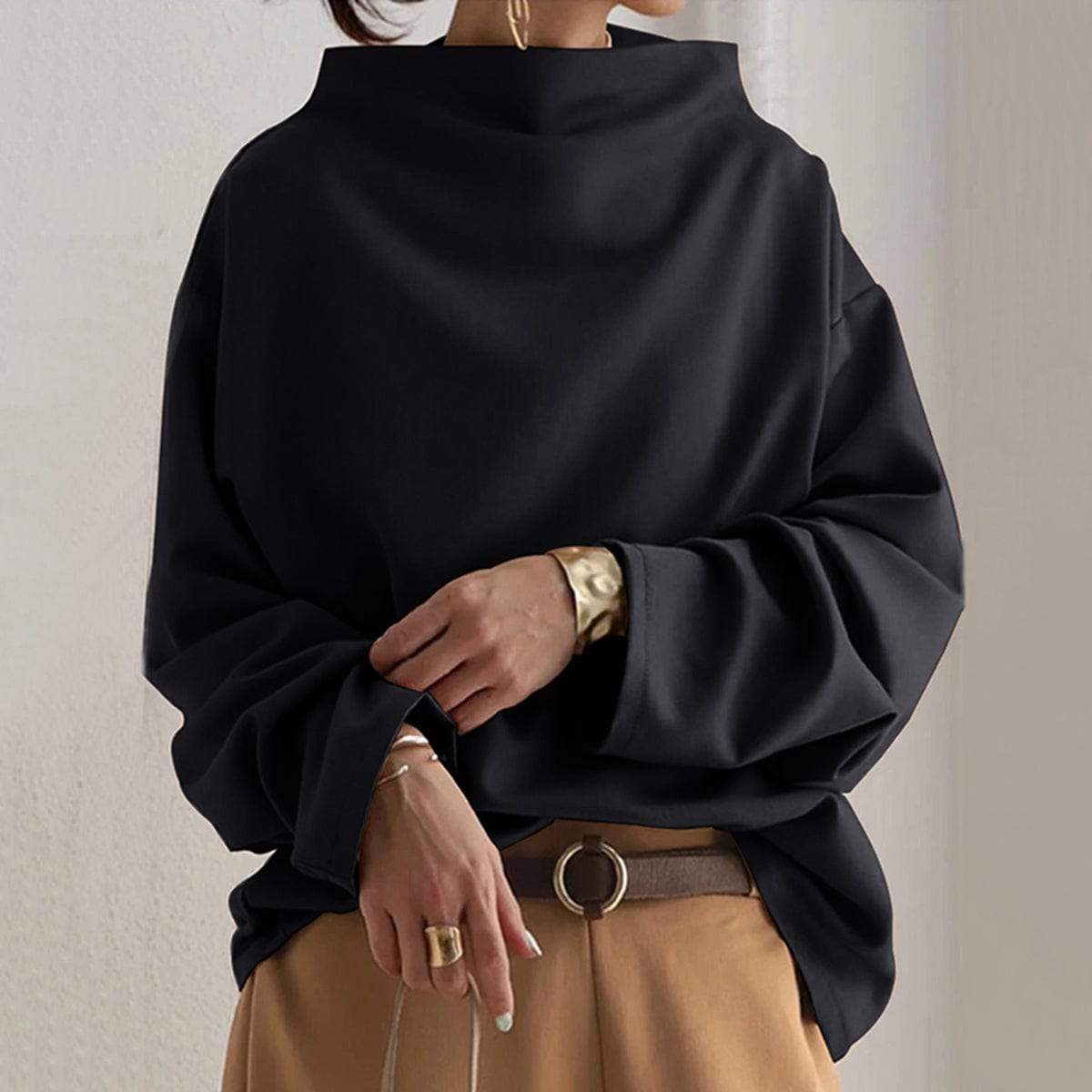 Sydney™ | Chic High Neck Pullover