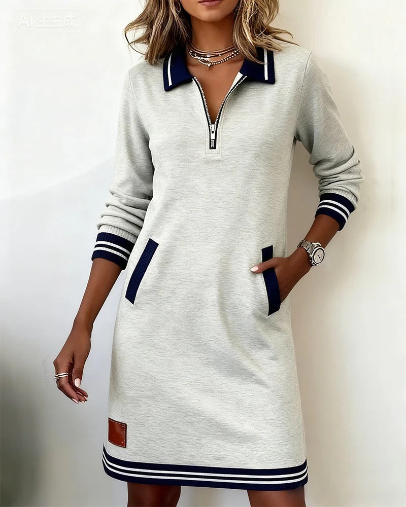 Ella | Chic Long Sleeve Dress